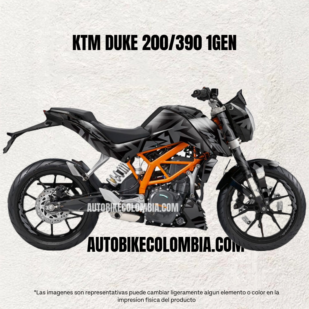 DUKE 200/390 GEN1 GRAY BLACK