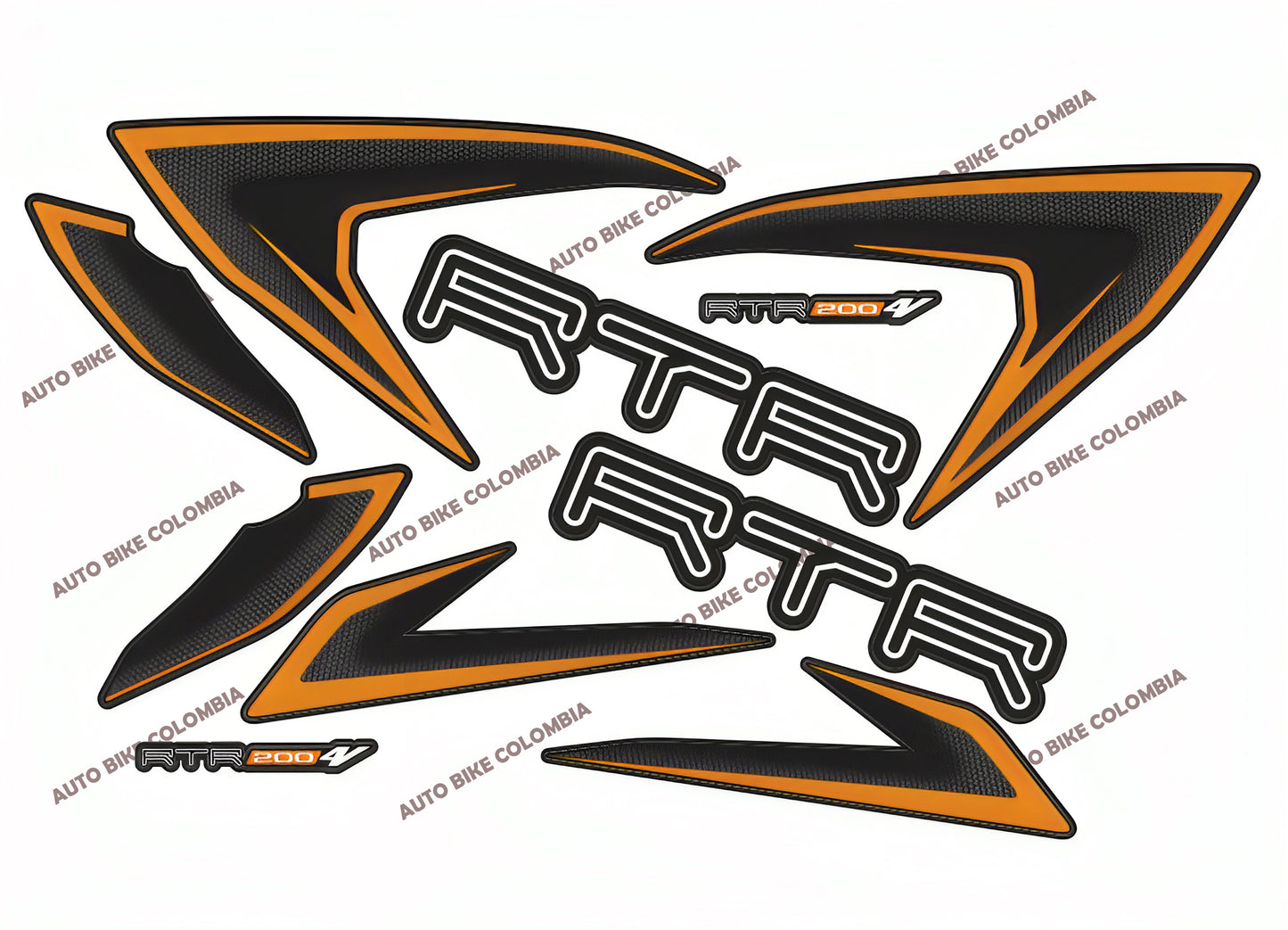 APACHE RTR 200 TVS (Incluye calca de tanque)