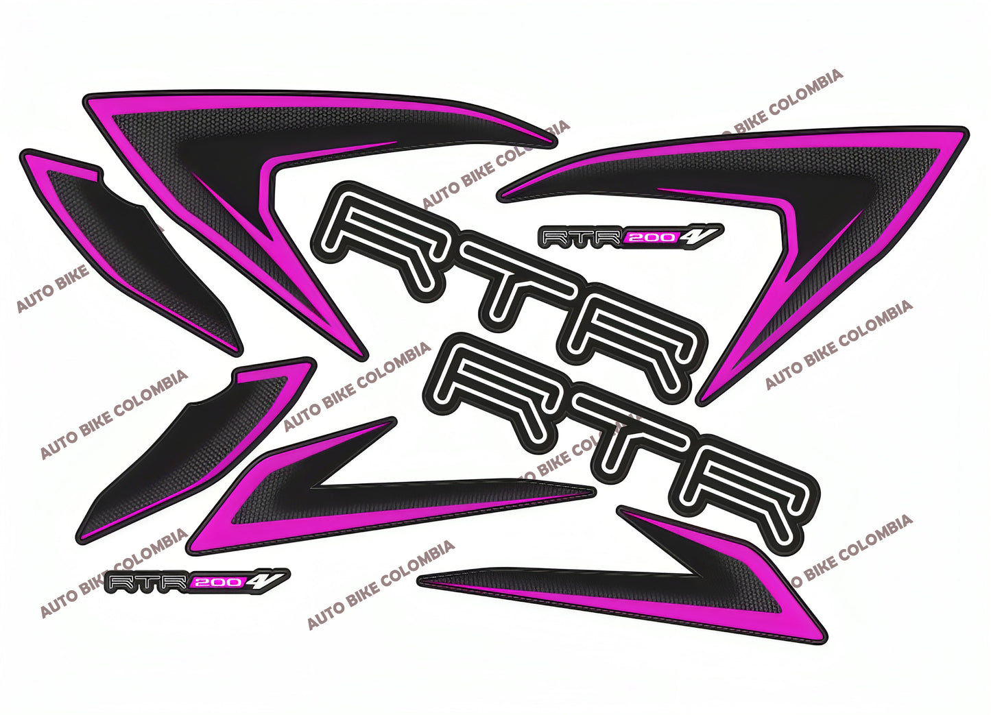 APACHE RTR 200 TVS (Incluye calca de tanque)