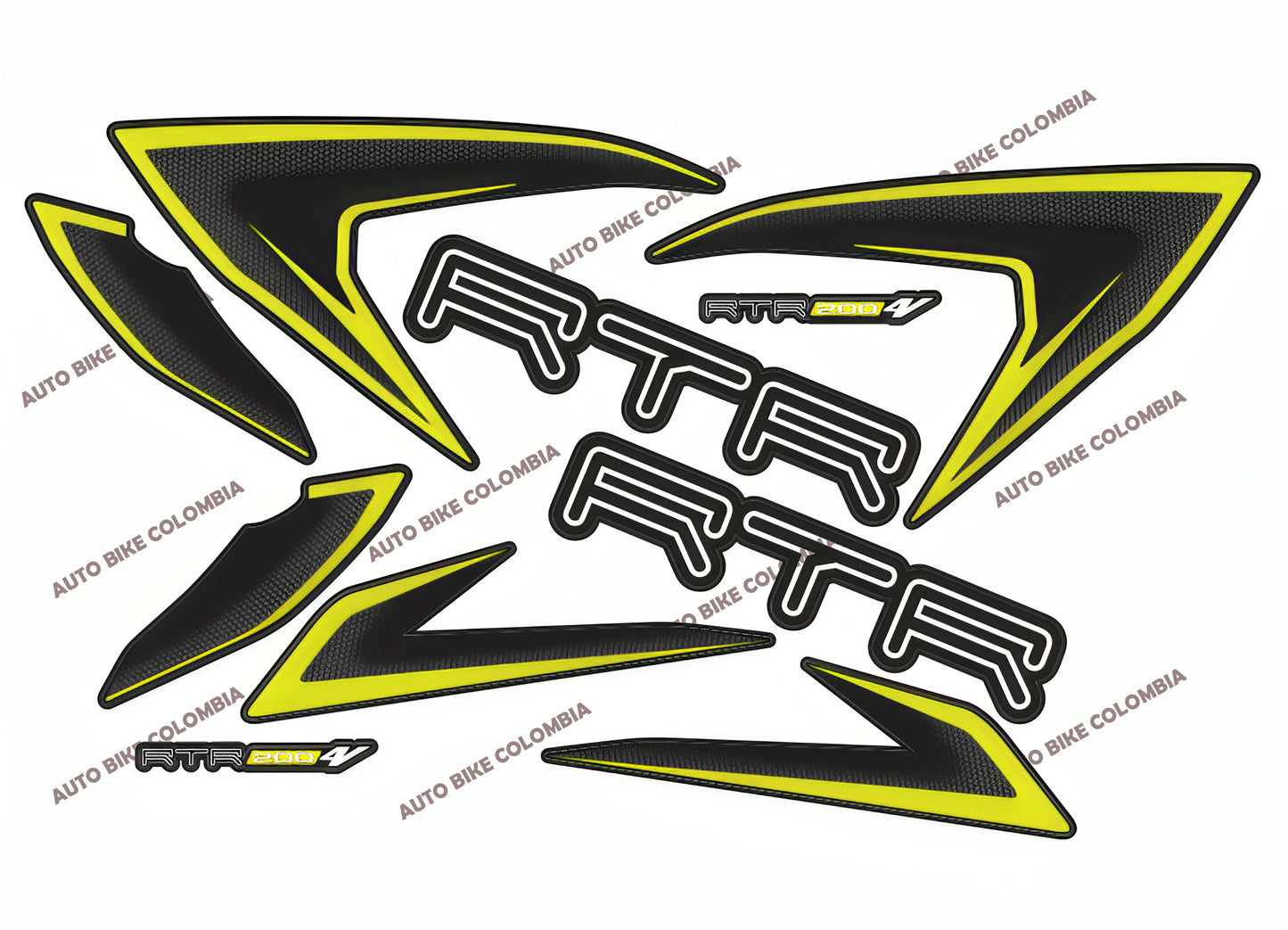 APACHE RTR 200 TVS (Incluye calca de tanque)