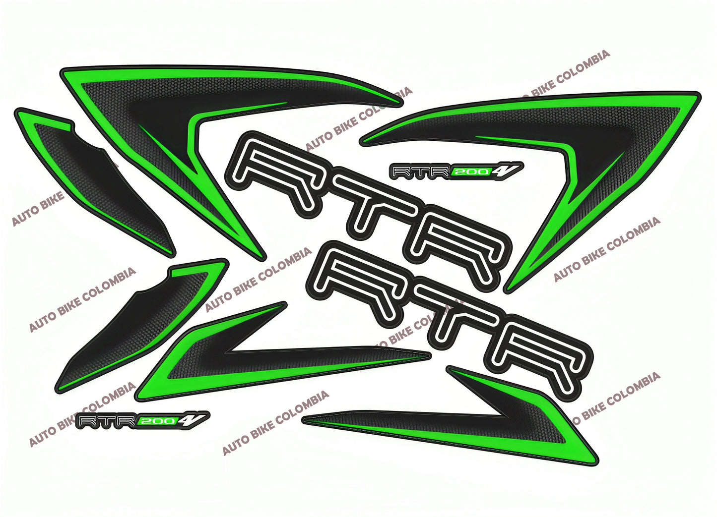 APACHE RTR 200 TVS (Incluye calca de tanque)