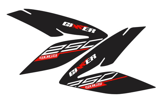 Calcomanias Gixxer 250 tipo original black