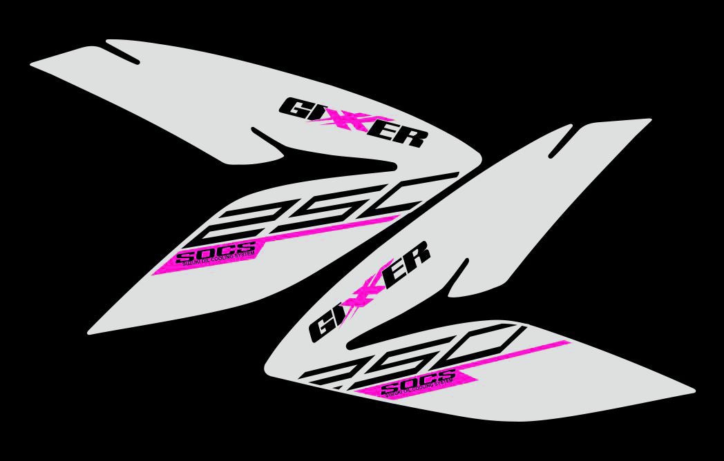 Calcomanias Gixxer 250 tipo original
