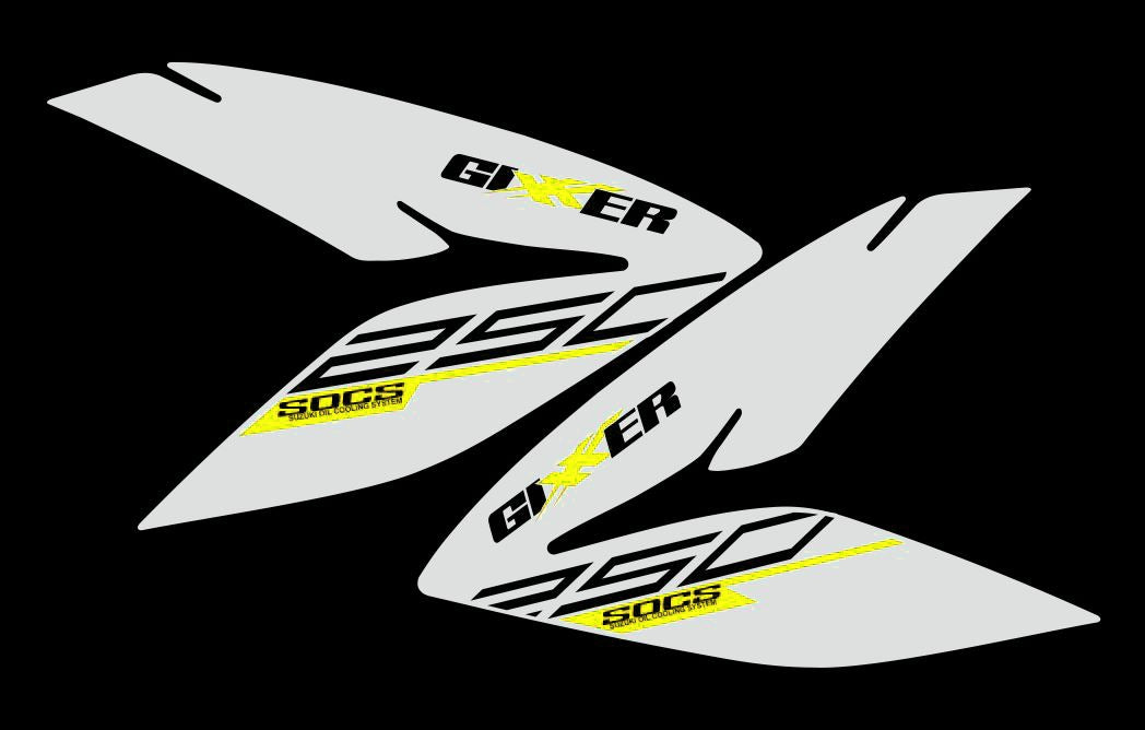 Calcomanias Gixxer 250 tipo original