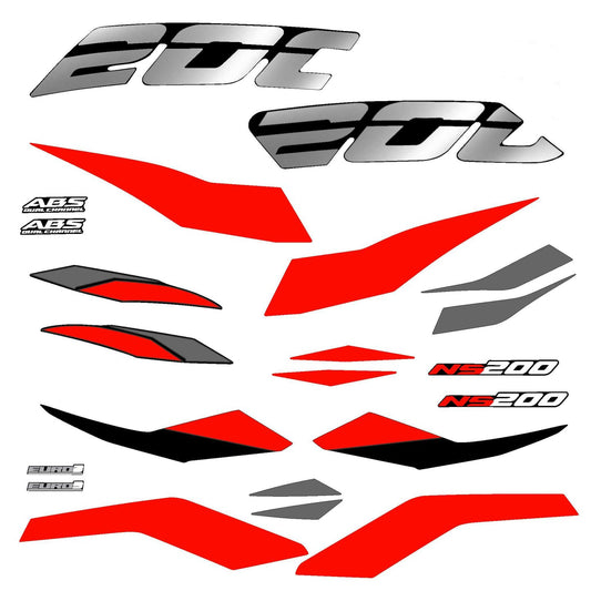 Calcomanias NS 200 Tipo original 2026