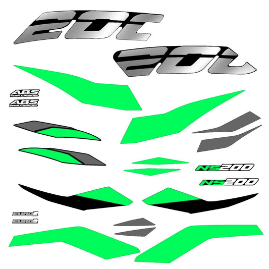 Calcomanias NS 200 Tipo original 2026