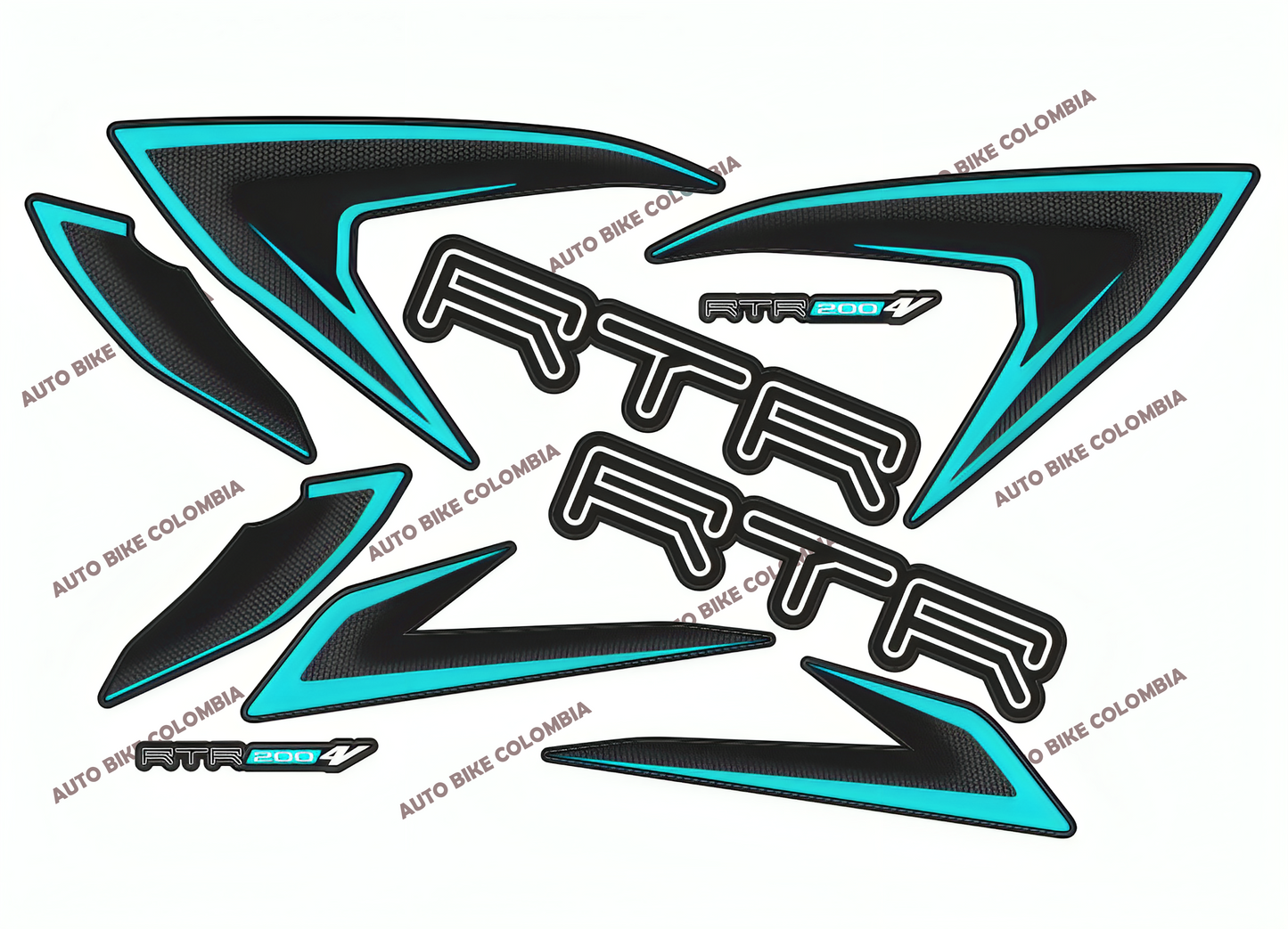 APACHE RTR 200 TVS (Incluye calca de tanque)