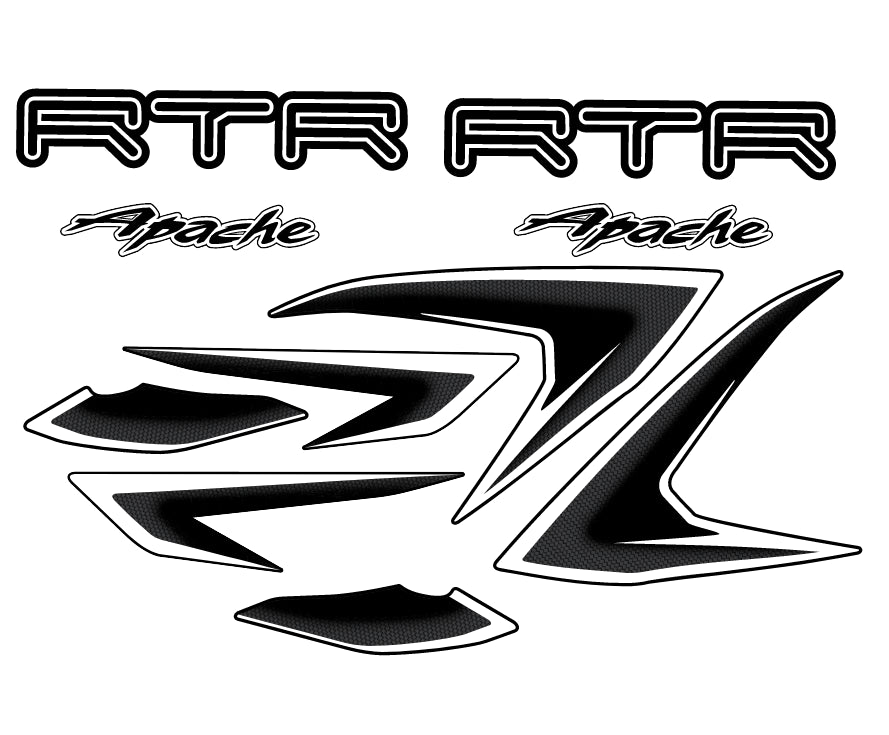 APACHE RTR 200 TVS (Incluye calca de tanque)