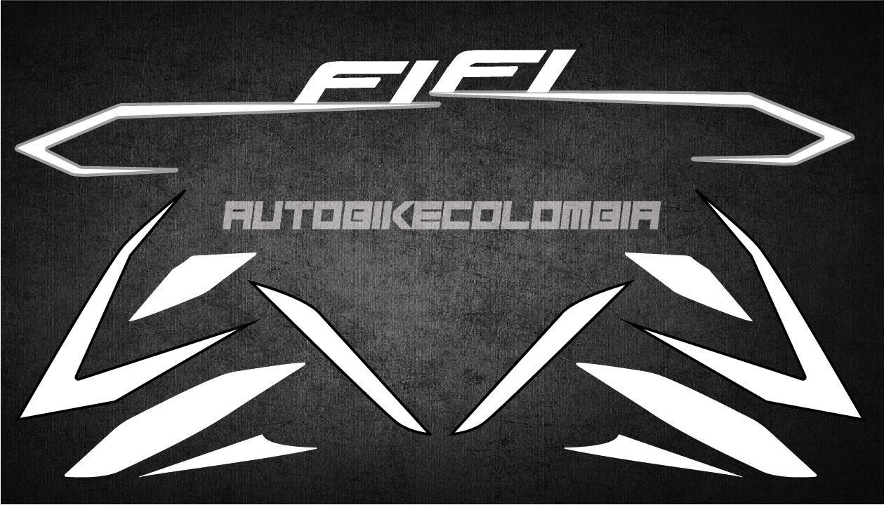 Calcomanias Apache 160/200 Fi/Carburada