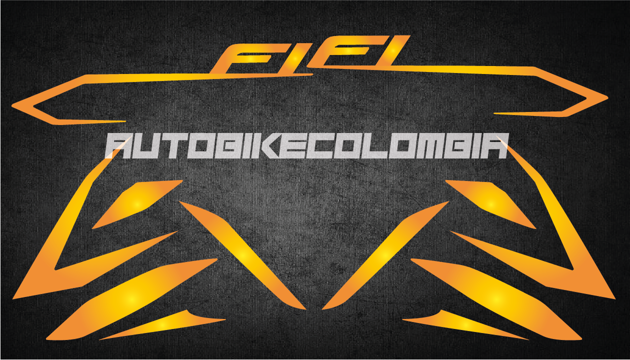 Calcomanias Apache 160/200 Fi/Carburada