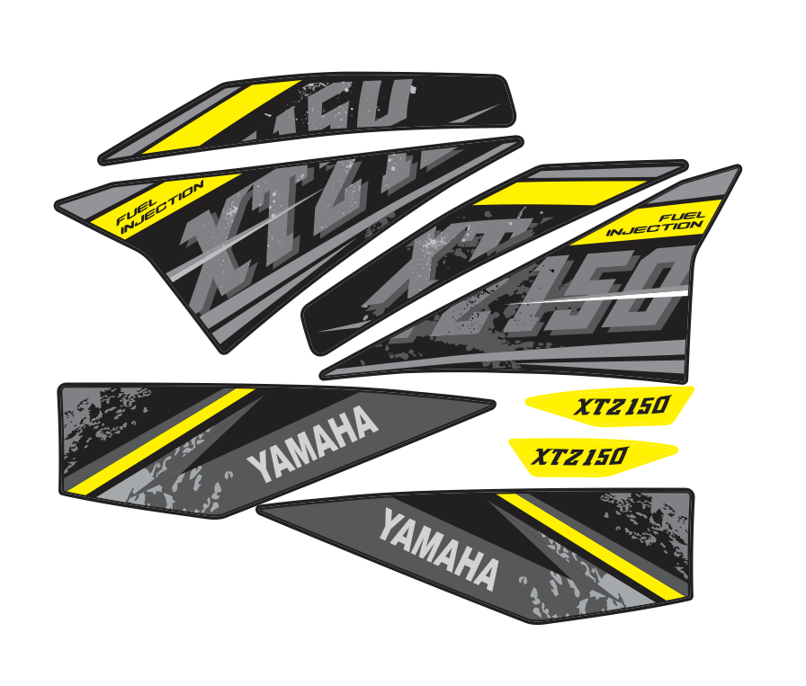 CALCOMANIAS XTZ 150 TIPO ORIGINAL