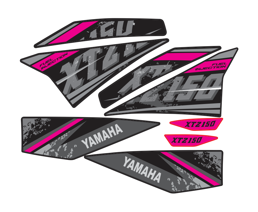 CALCOMANIAS XTZ 150 TIPO ORIGINAL
