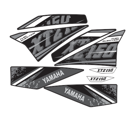 CALCOMANIAS XTZ 150 TIPO ORIGINAL